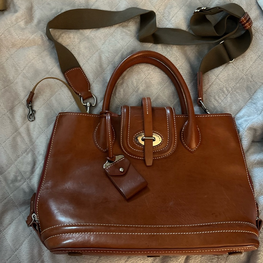 Dooney & Bourke Brown Leather Satchel